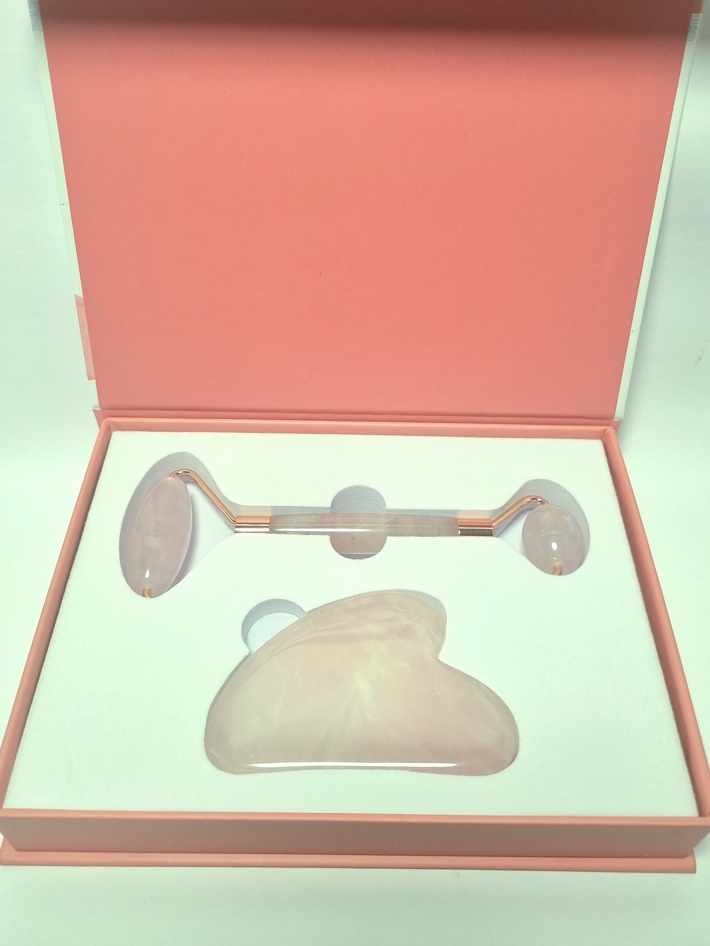 Coffret de massage Quartz rose