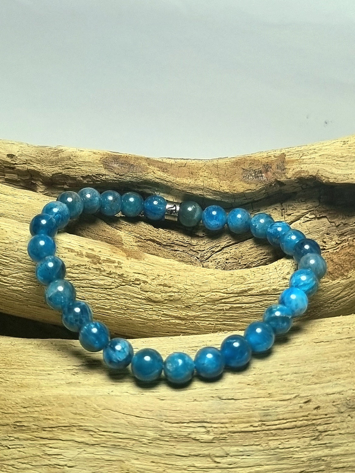 Bracelet Apatite Bleue