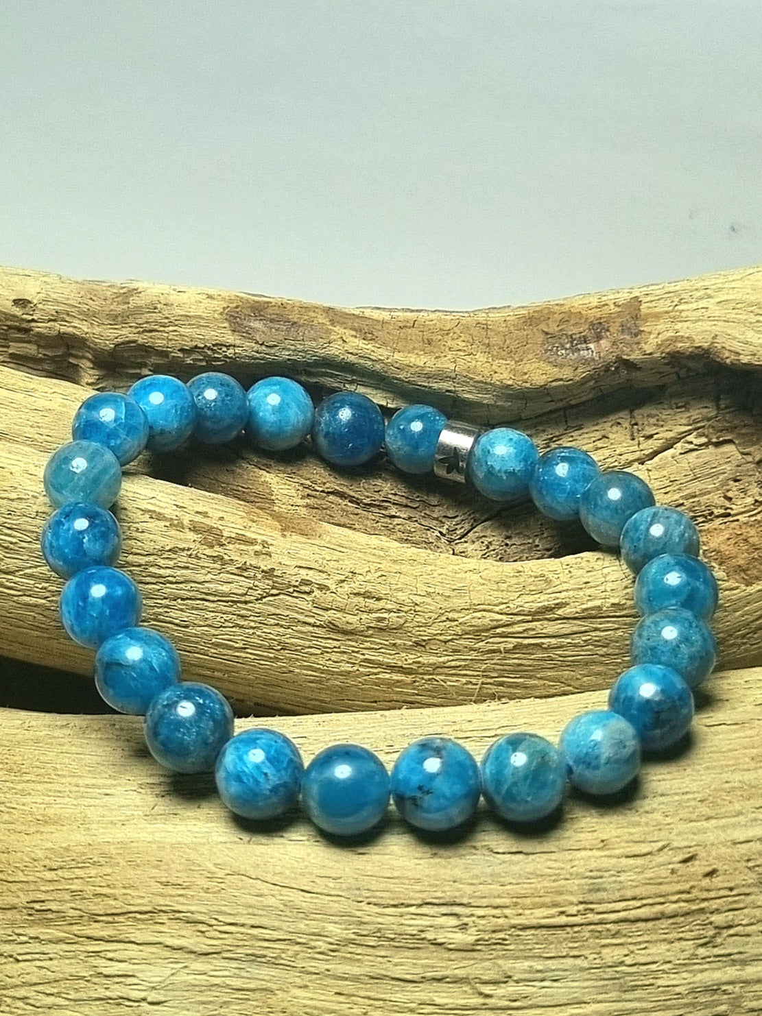 Bracelet Apatite Bleue
