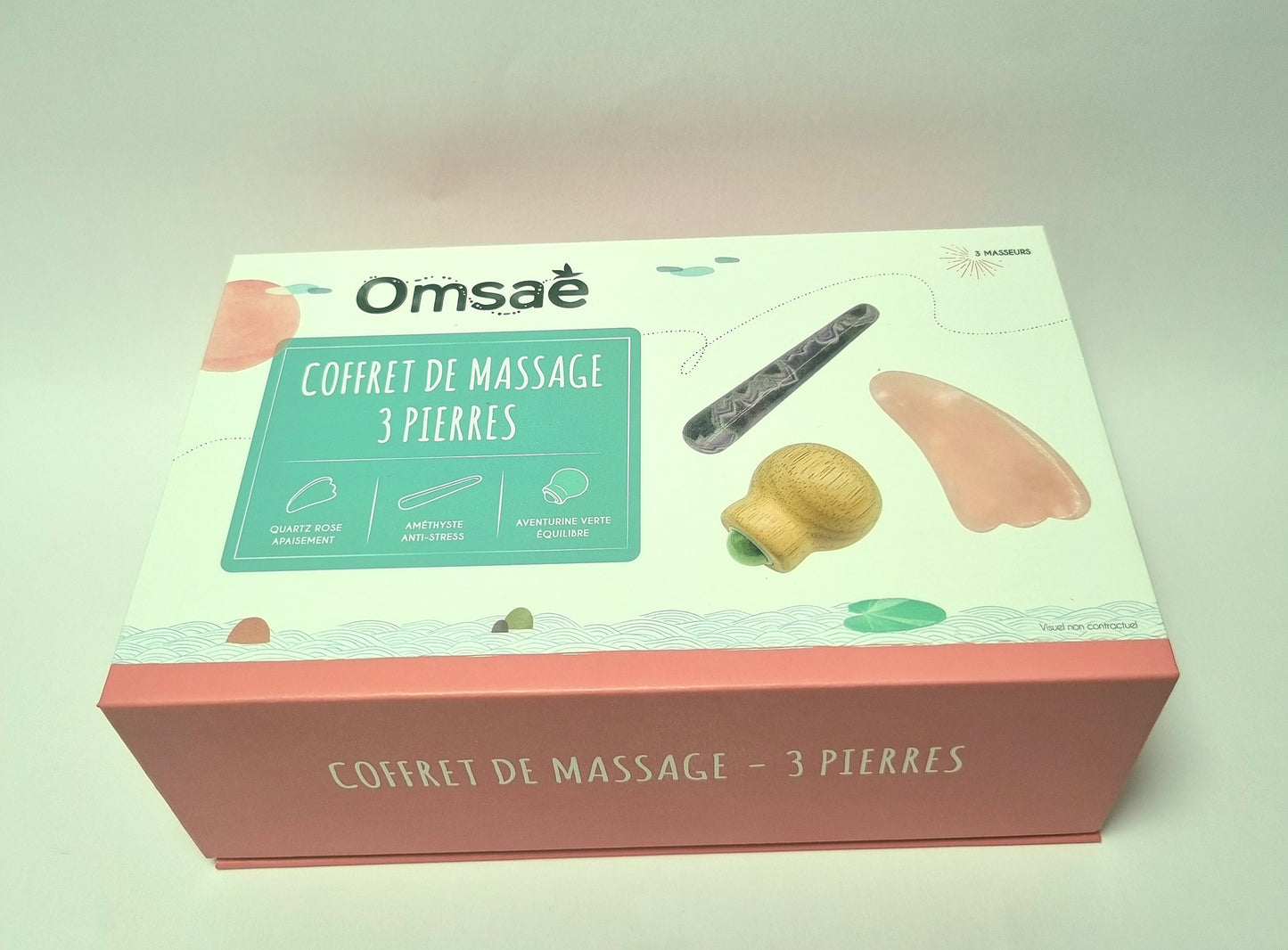 Coffret de massage 3 pierres