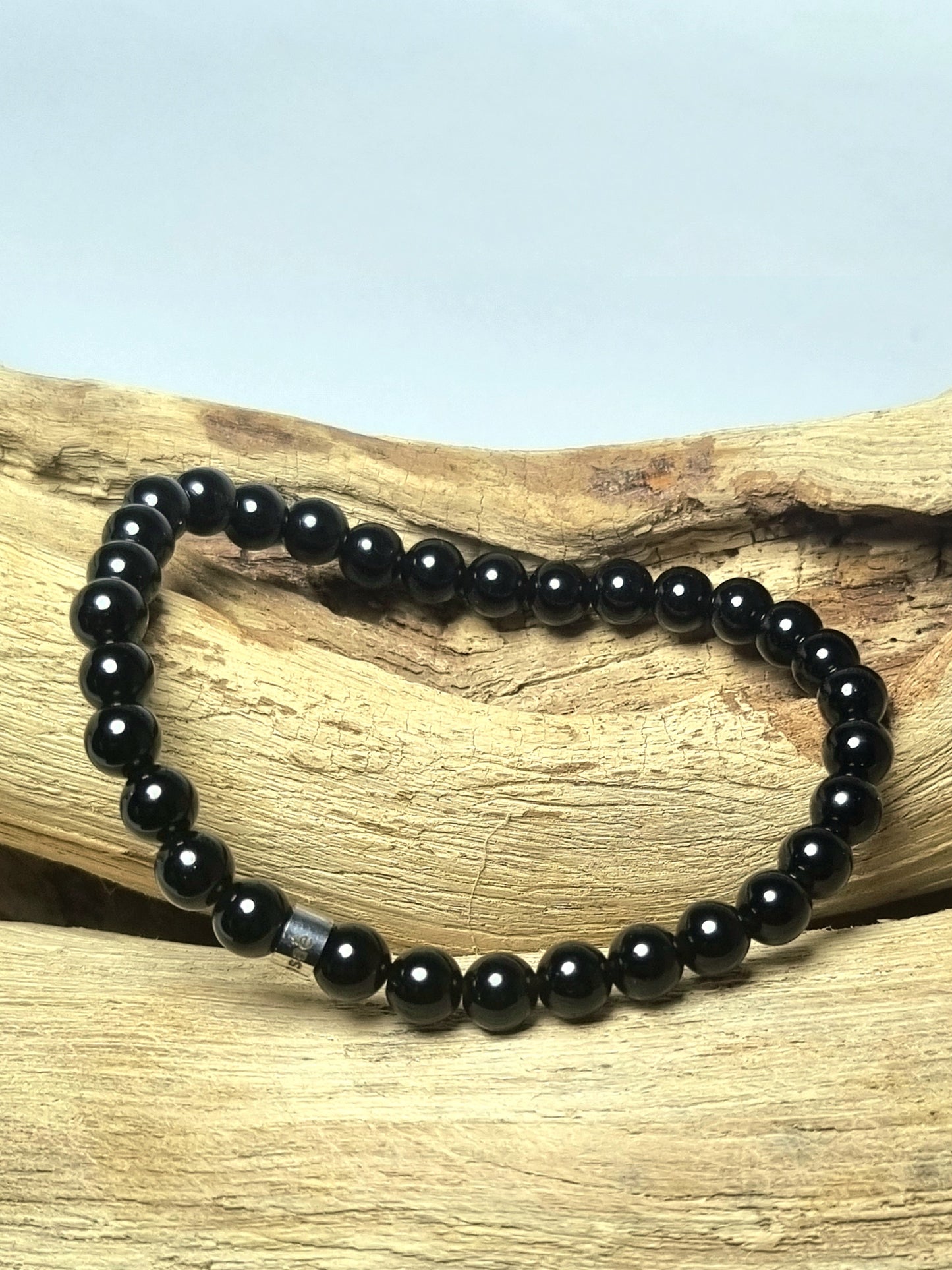 Bracelet obsidienne noire