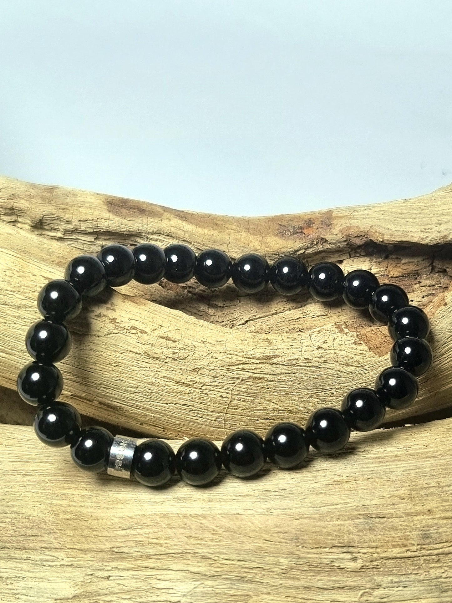Bracelet obsidienne noire